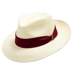 Natural With Burgundy Hatband