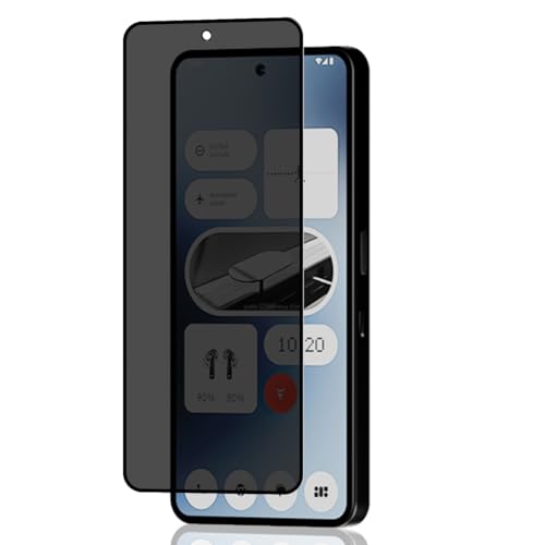 Yiunssy Protector de pantalla para Nothing Phone 3a, Privacidad Cristal Templado, Cobertura Completa, Dureza 9H, Antiarañazos, Antiespía Vidrio Templado para Nothing Phone 3a