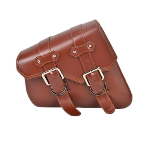 Sacoche à outils latérale pour moto en cuir PU finition rétro