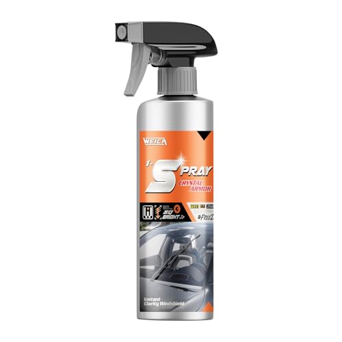 WEICA 5-Sec Water Spot Remover for Cars - Streak-Free Windshield Cleaner with 45-Day Rain Protection, Safe on Tint/Trim