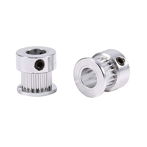 Poleas gt2 20 dientes, Correa Dentada, polea de aluminio, gt2 20 dientes polea de distribución de rueda, rueda de diámetro interior de 8 mm, 20 dientes para correa de distribución de impresora 3D