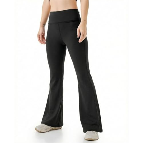Boldfit Limitless Nyloflex Flare Pants for Woman Leggings for Wom...