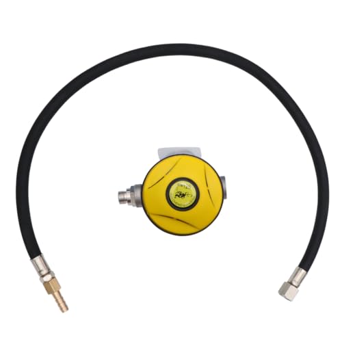 GOOHOCHY Dive Secondary Regulator Tube Diving Breathing Apparatus for Scuba Diving Enthusiasts