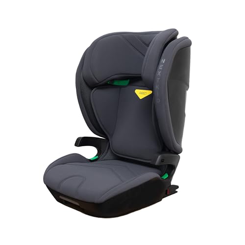 Axkid Nextkid – Asiento infantil flexible con 4 niveles ajustables ISOFIX, UN R 129, 100-150 cm, 4-12 años, Granite Melange