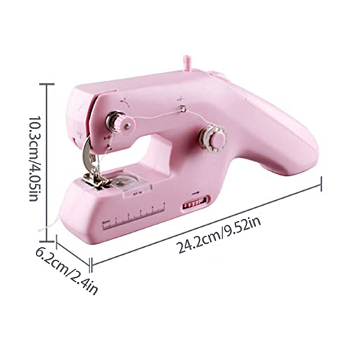 BAMFY Draagbare Naaimachine Makkelijk Te Gebruiken Handnaaimachine for Thuis Reizen Doe-Het-Zelf Ambacht Kleren Stof Stiksels Liefhebbers (Color : Wit) - Image 8