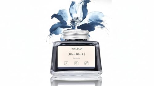 Image of HONGDIAN, Ink Bottle - Non Carbon | Blue Black | 60ml Premium Writing Ink.
