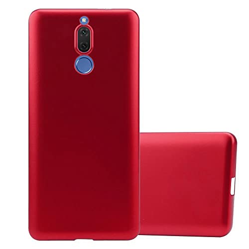 Cadorabo Custodia per Huawei MATE 10 PRO in ROSSO METALLICO - Morbida Cover Protettiva Sottile di Silicone TPU con Bordo Protezione - Ultra Slim Case Antiurto Gel Back Bumper Guscio