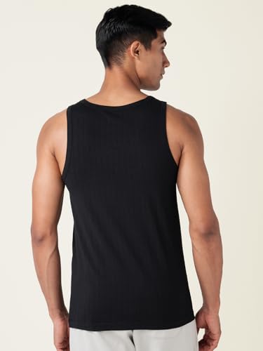 Image of DAMENSCH Anti-Bacterial Anti Odour Soft Pinstripe Cotton Vest