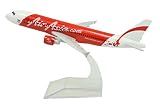 TANG DYNASTY(TM) 1:400 16cm Air Bus A320 AIR Asia Metal Airplane Model Plane Toy Plane Model