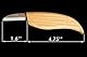 BeaverCraft Schnitzmesser C2 Schnitzmesser zum Schnitzen feiner Holzspäne und für allgemeine Zwecke Holzschnitzmesser Tranchiermesser mit Bankdetail Kohlenstoffstahl Schnitzen für Anfänger