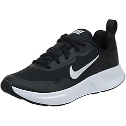 Nike Wearallday, Zapatillas de Running Mujer, Black White LogoWhite Logo, 39 EU