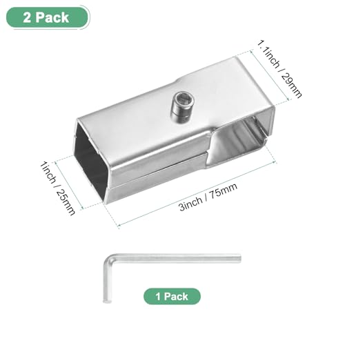 Conectores de conducto y abrazaderas de acero inoxidable para tubos de 25 mm 4