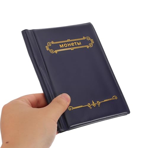 Libro de almacenamiento de monedas para estantería salón organizador de colección numismática 4