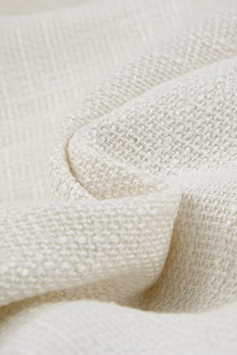 Paitluc Blazer Jackets For Women Tweed Double Breasted Elegant Lightweight Cardigan Outwear White Xl #TOP4