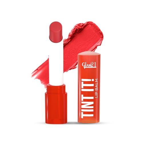 Image of Glam21 Tint it! Lip Balm | Everyday Hydration & Moisturized Lips with Vitamin-E, Shea Butter, Avocado Oil, SPF15 |Lip Care For Dry & Chapped Lips |Watermelon -3.5gm
