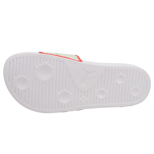PUMA PUMA Men's Leadcat Slide Sandal, White-Bluemazing, 10