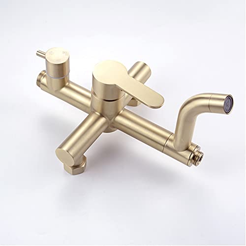 Ensemble de robinets de douche en or brossé pour apaiser vos tensions - 6