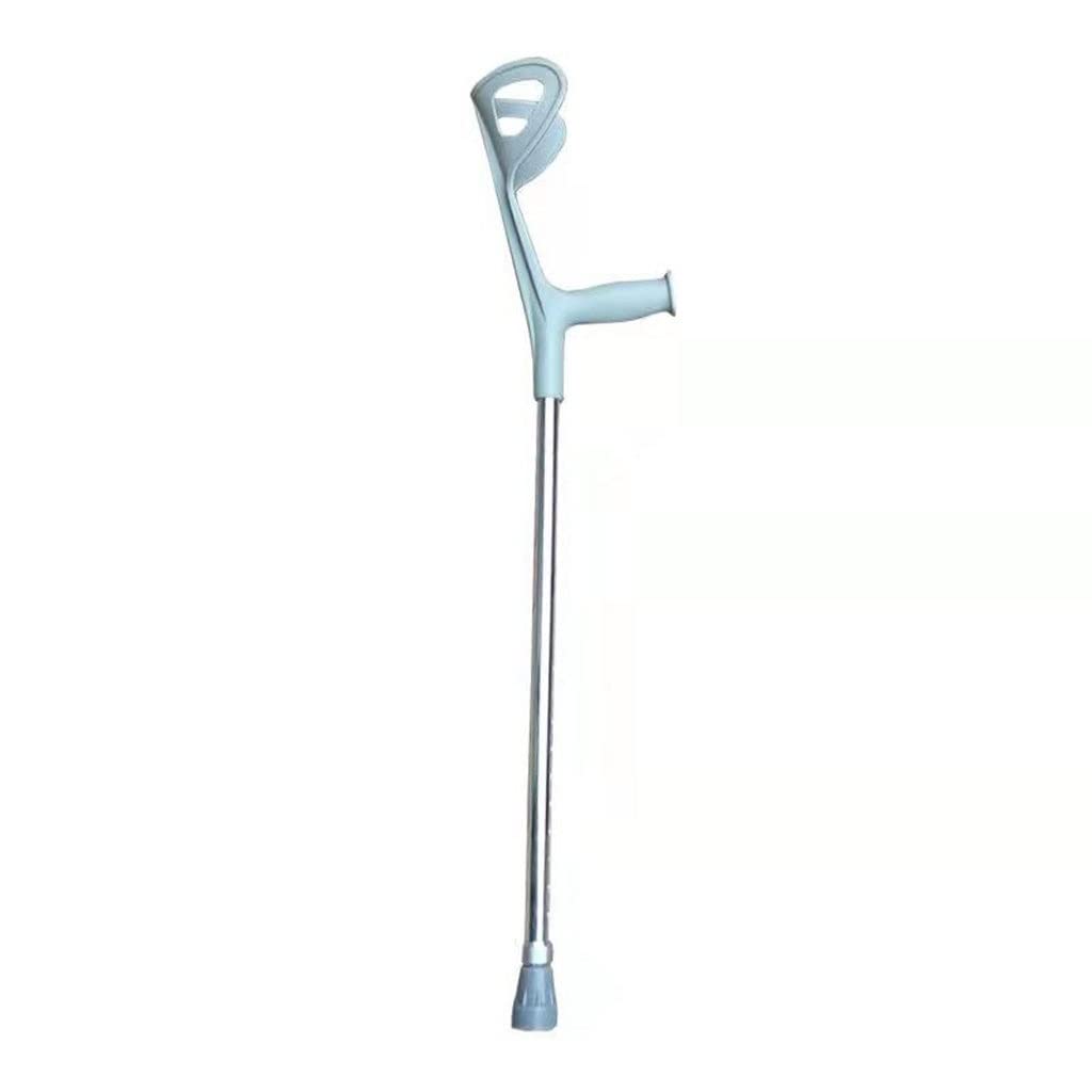 Bastón Muletas de Codo Abierto Muletas de Brazo Rehabilitación de fracturas for jóvenes Muletas Dobles telescópicas Antideslizantes Ligeras Muletas for Axilas Andador