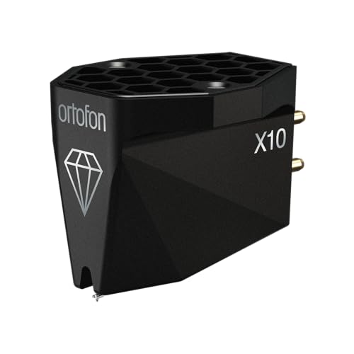 Ortofon MC X10 Moving Coil Phono Cartridge with Elliptical Diamond Stylus (Black)