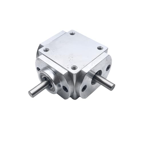 Gearbox 90 Degree Cross Commutator 1M 20T Spiral Bevel Gearbox 1 to 1 Transmission Angle Device 6mm Single Output Shaft Steering Direction