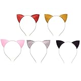 diadema de orejas de hello kitty Orejas de gato con purpurina Diseño de oreja de gato destacado, sexy y único.
