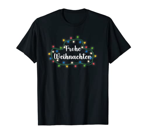 Guirnalda de luces navideñas, diseño navideño Camiseta