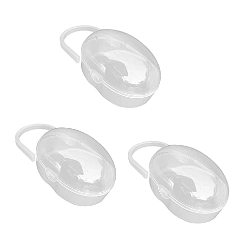 Boîte à Tétine Bébé,Paquet de 3 boîtes de Bébés Boîtes de Rangement Bebe Boîte Portable Boite a tetine Sucette Boîte Bébé Fournitures pour Voyage en Plein Air