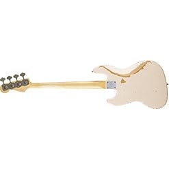 FENDER 0141020356 puces Jazz Bass touche Palissandre roadworn Coque Rose pour Guitare électrique - Les Beatles, Paul McCartney, John Lennon, RIngo Starr, George Harrison FENDER 0141020356 puces Jazz Bass touche Palissandre roadworn Coque Rose pour Guitare électrique – Image 2