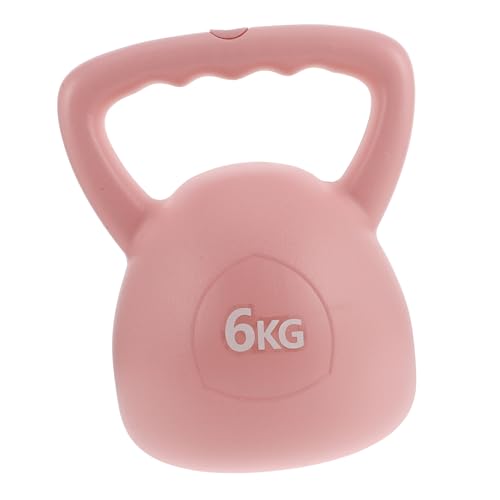 Toddmomy Fitness Kettlebell Small Weights for Women 8lb Vinyl Home Gym Adjustable Kettlebells Glute Leg Core Exercises