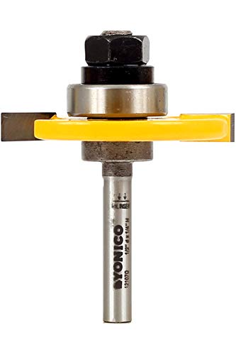 Yonico Slotting Cutter Router Bit 1/4-Inch 1/4-Inch Shank 12107q