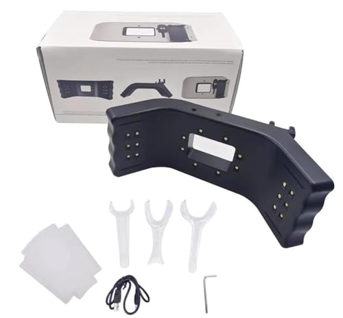 Danive Luz de Flash Dental, lámpara de llenado Oral Equipo de fotografía Luz Ambiental Lámpara fotográfica Herramientas de odontología Danive Luz de Flash Dental, lámpara de llenado Oral Equipo de fotografía Luz Ambiental Lámpara fotográfica Herramientas de odontología