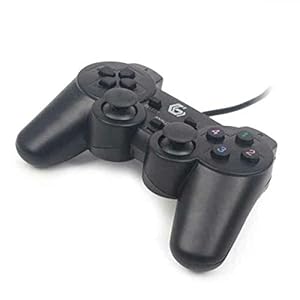Gembird Manette de Jeu JPD-UDV-01 pour PC (Noir)