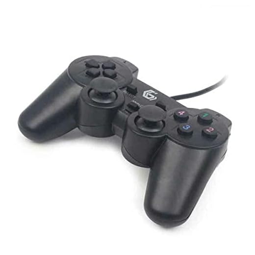 Gembird Manette de Jeu JPD-UDV-01 pour PC (Noir)