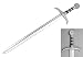 Sparkfoam 41" Medieval Knights Crusader Foam Sword