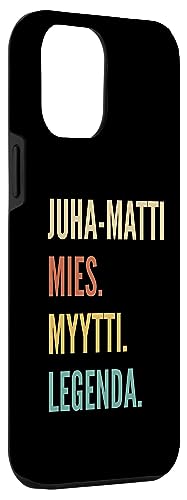 Image of iPhone 13 Pro Max Funny Finnish First Name Design - Juha-Matti Case