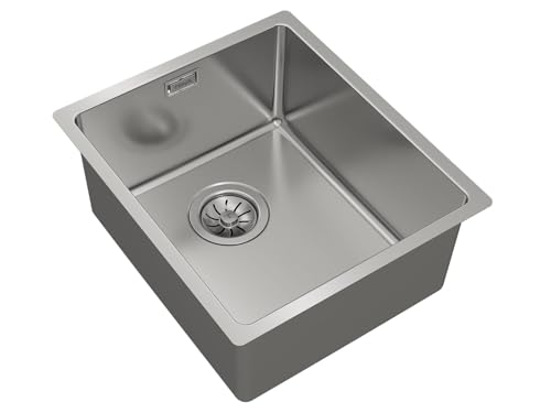 Évier simple Teka BeLinea RS15 34.40 sous plan en acier inoxydable - 4