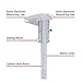 Digital Caliper, Professional Industrial Vernier Caliper Carbon Steel Precision Measurement Four Use Metric Precision Measuring Tool(0.01mm,200mm)