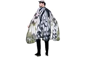 Black and White Butterfly Wings for Adults Cosplay Costumes