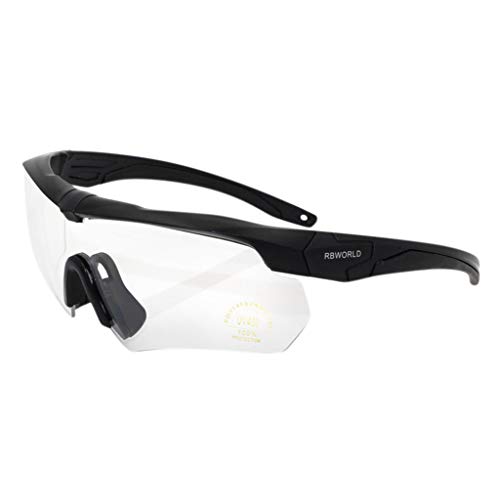 HSMQ RockBros Cycling Outdoor Sports Goggles Bike Polarized Glasses Sunglasses 3 Lens