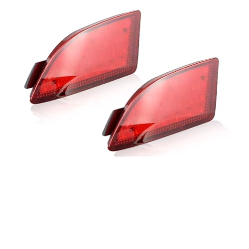Feu arrière droit et lot de 2 réflecteurs de pare-chocs à LED fumés rouges pour Mazda 3 Axela