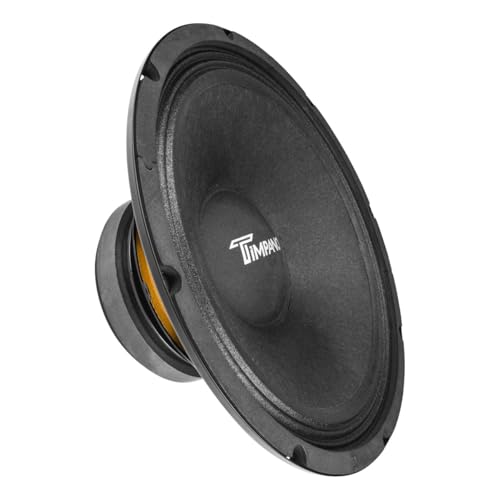 Timpano 12 Inch Midbass Speaker TPT-MD12 800 Watts, 8 Ohm, Mid Bass Loudspeaker for Pro Car Audio (Single)