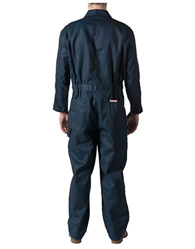Walls Work Men's Long Sleeve Non-Insulated Mechanic Coverall, Navy, X-Large/Regular #TOP1