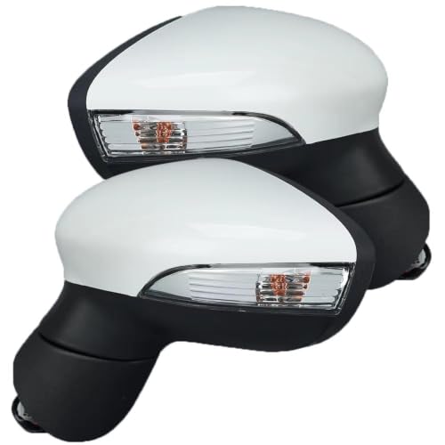 Rétroviseur Ford Fiesta 2008-2012 blanc chauffant pliant 6 broches