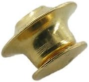 SHOP AWARDS AND GIFTS Gold Flat Head Clutch Backs for Enamel Pins, Secure Metal Locking Pin Backs, Pack of 20