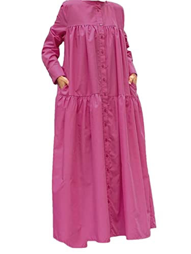 Robe longue coréenne fluide pour camoufler les rondeurs en XL
