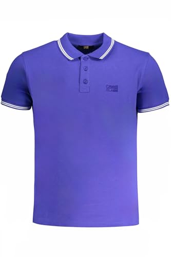 Polo Cavalli Class bleu en coton chic pour homme