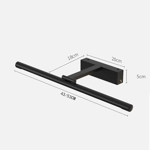 Iluminación de pared USB recargable con rotación para interior moderno 6