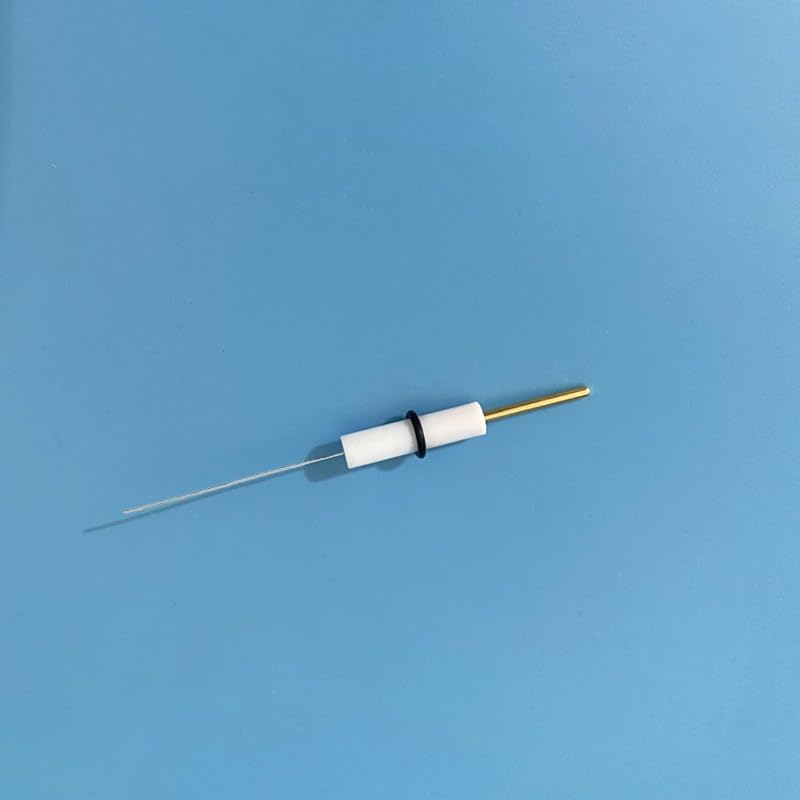 Électrode en fil d'argent personnalisable for la recherche électrochimique - Longueur 37 mm avec tige en PTFE(D1.0x37mm)