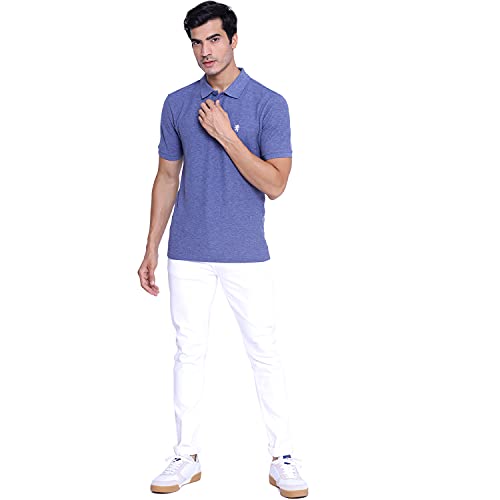Image of Red Tape Melange Polo T-Shirt for Men | Premium Comfort | Classic Look