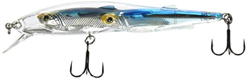 Livetarget Glass Minnow Freshwater Jerkbait, Silver/Blue/Green